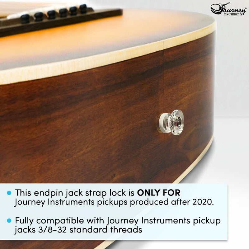 Journey Instruments قفل زر حزام جاك نهاية - SL01 لحزام الجيتار الصوتي - Image 3